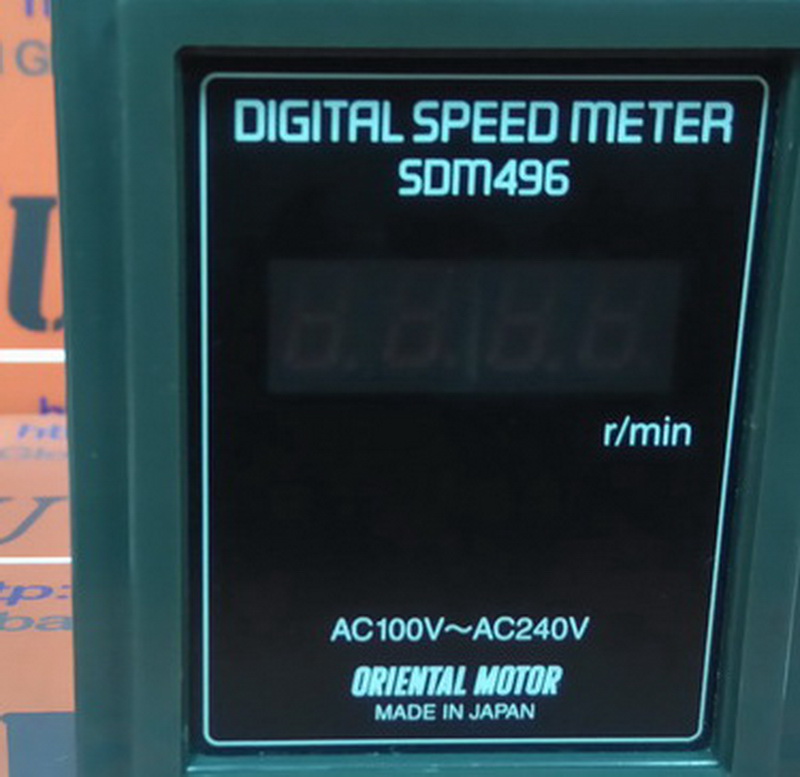 ORIENTAL MOTOR DIGITAL SPEED METER SDM496 裕益科技自動化設備可程式編碼器PLC分散式控制系統DCS